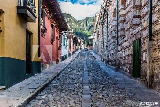 Bild på Colorful Streets  in La Candelaria aera Bogota capital city of Colombia South America